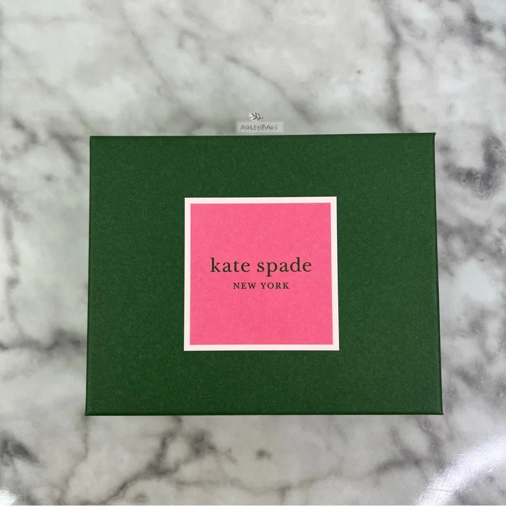 Kate Spade Small Logo Green & Pink Gift Box